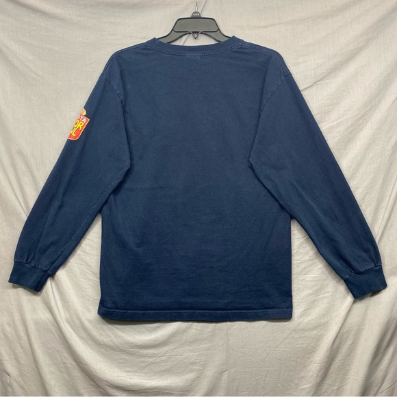 West Virginia Gator Bowl Long Sleeve Short Blue Men Size | M - Picture 8 of 9